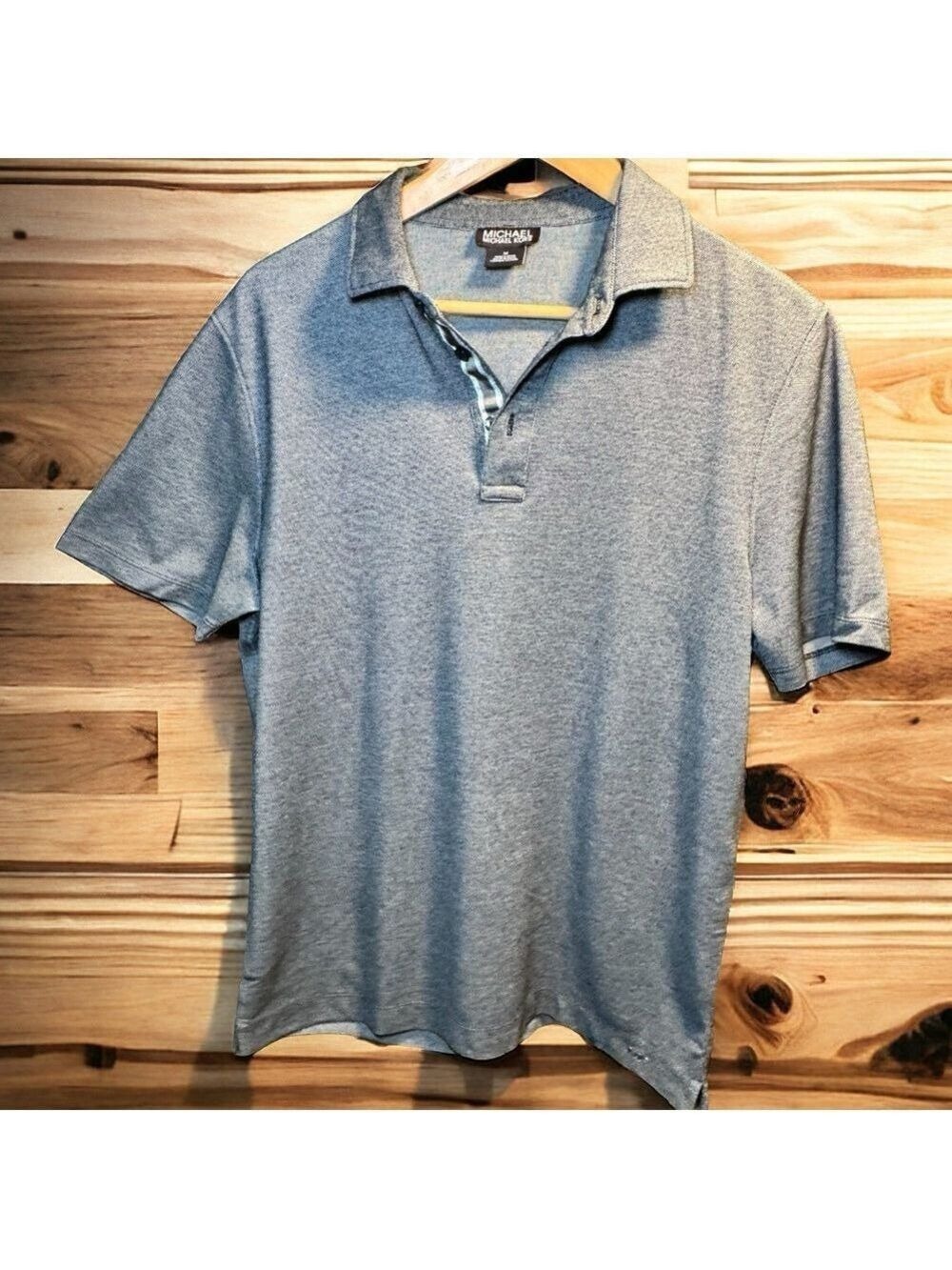 Michael Kors Gray Polo Shirt SZ M